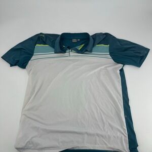 PING SensorCool Mens XL Golf Polo Shirt Teal Blue Short Sleeve